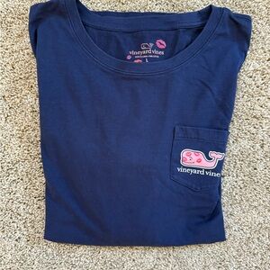 Vineyard Vines Valentines Navy Blue T-Shirt